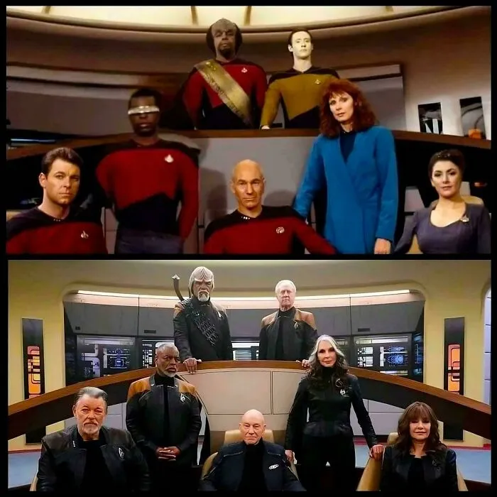 Time Has Treated The Cast Of St:tng Very Well...😂