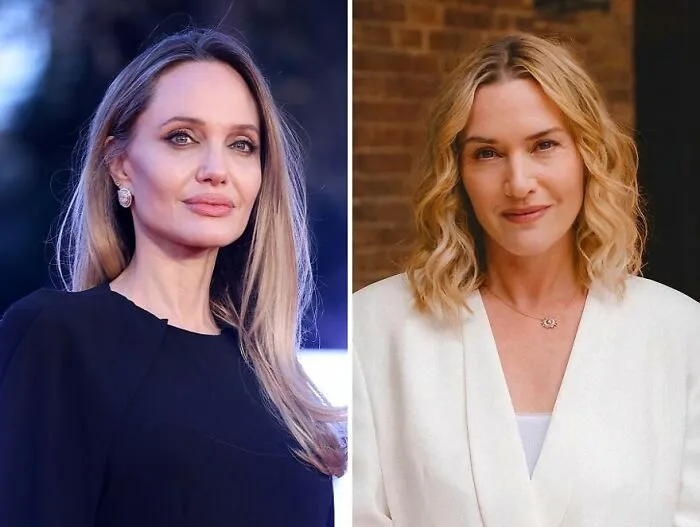 Angelina Jolie and Kate Winslet, 50