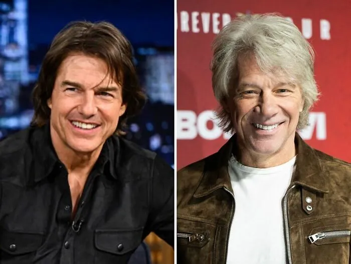 Tom Cruise and Jon Bon Jovi, 63