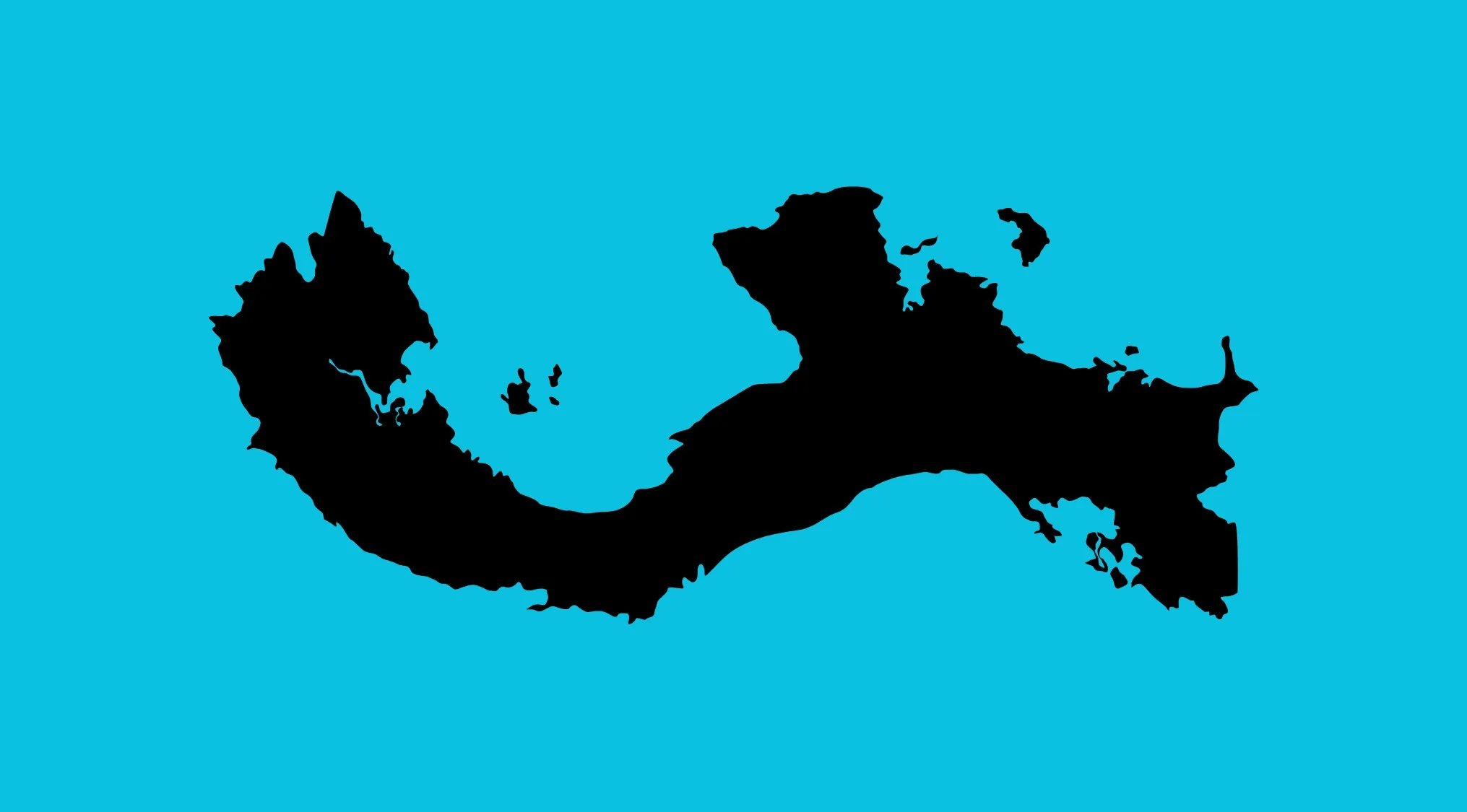 Silhouette of a country shown upside-down as part of a geography challenge to guess the country from the rotated world map.