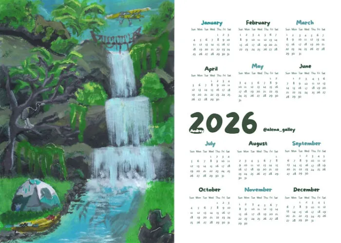 For New Year’s, I Turned My Students’ Art Into Calendars (13 Pics)