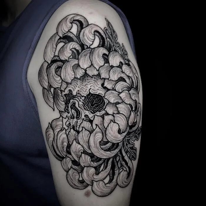 A Skull In Bloom