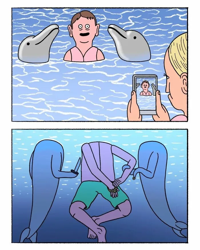 48 Darkly Humorous Comics That Illustrate Surreal Stories, By Alex Gamsu Jenkins (New Pics)