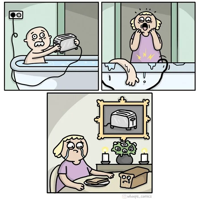 45 Best Dark Humor Comics By Whoops Comics That Take A Sharp Turn