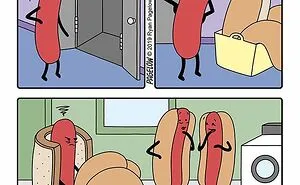 24 Unexpectedly Funny Comics By Ryan Pagelow Featuring A Hot Dog