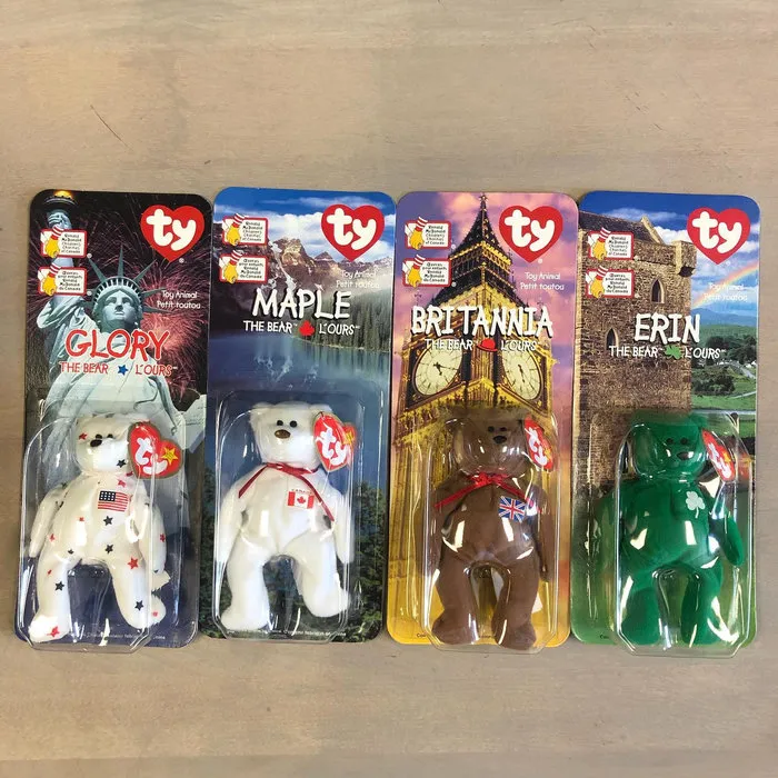 #3 McDonald’s Teenie Beanie Baby Mini Erin The Bear ($14,500)