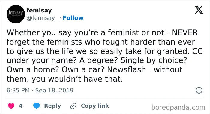 50 Feminist Posts That Call Out The Patriarchy With Zero Mercy