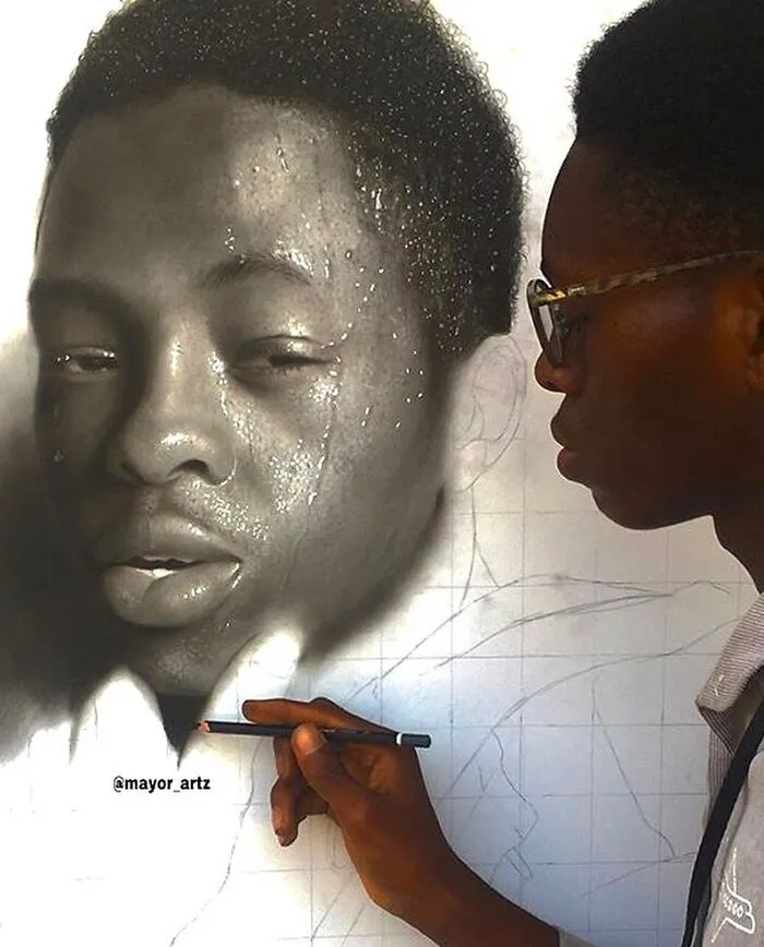 This Artist Shares 25 Unfinished Portraits That Reveal The True Process Behind Hyperrealism