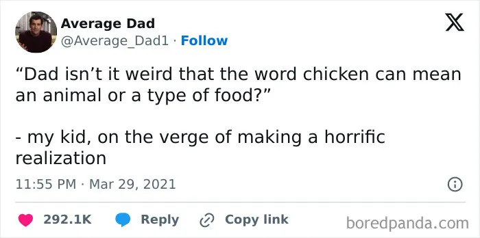 Wait Until The Kid Finds Out Where Bacon Comes From
