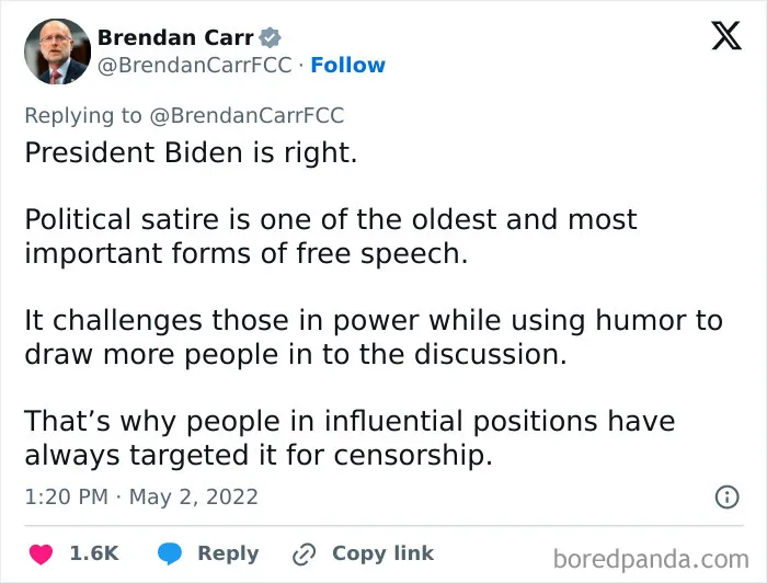 Satire Is One Of The Most Important Forms Of Free Speech