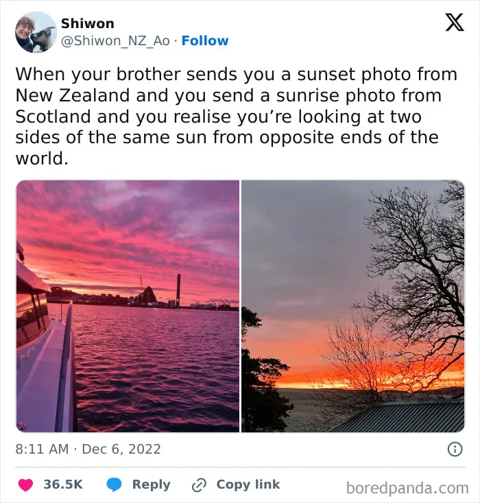 Opposite Ends Of The World
