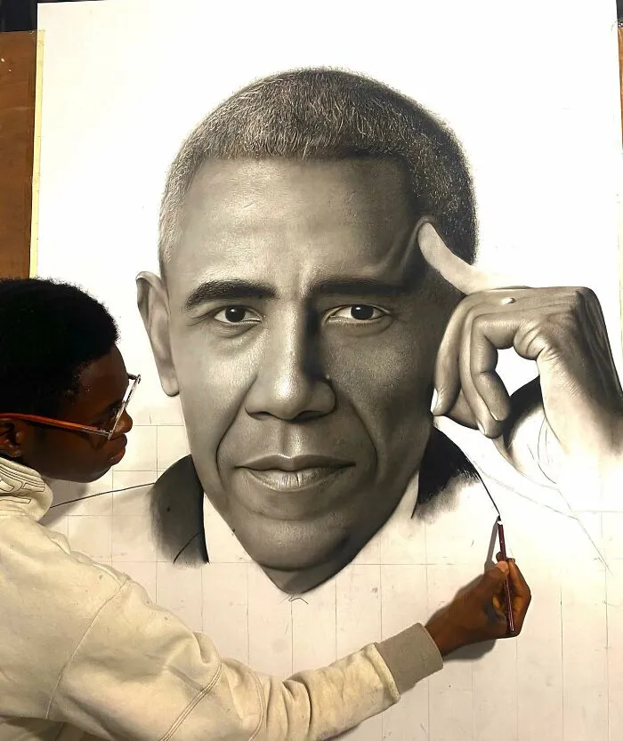 This Artist Shares 25 Unfinished Portraits That Reveal The True Process Behind Hyperrealism