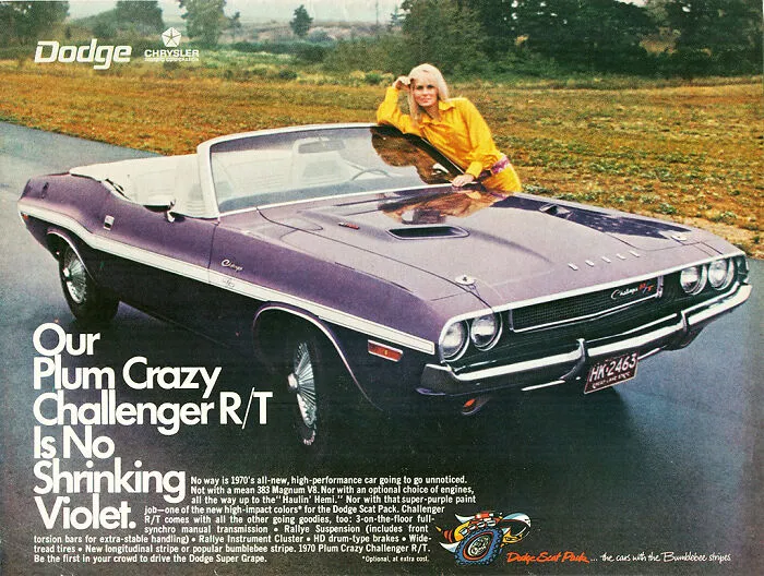 Dodge Challenger R/T Ad (1970)