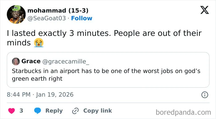 “True Human Darkness”: 58 Reasons Why Working At Airport Starbucks Can Be So Awful