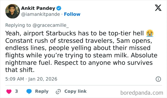 “True Human Darkness”: 58 Reasons Why Working At Airport Starbucks Can Be So Awful