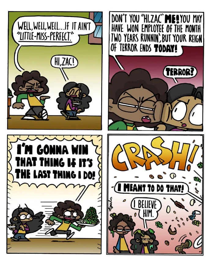 This Comic Series Makes Ordinary Restaurant Moments Hilarious In The Best Way (18 Pics)