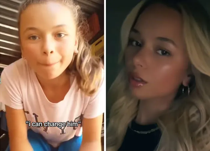 Two women shown before and after a breakup, illustrating how women change after a breakup for better or worse.