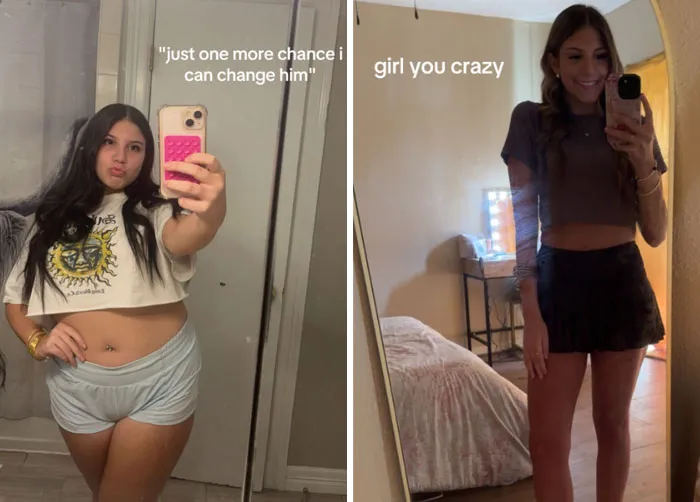 Women Shared 30 Comparison Pics Of Themselves Before And After They Thought They Could Change A Man