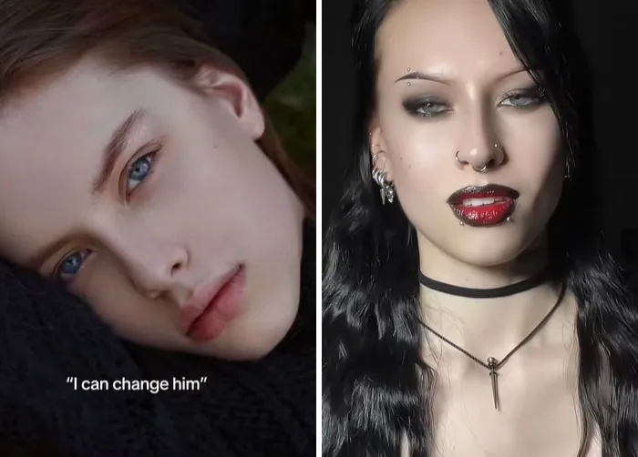 Women Shared 30 Comparison Pics Of Themselves Before And After They Thought They Could Change A Man