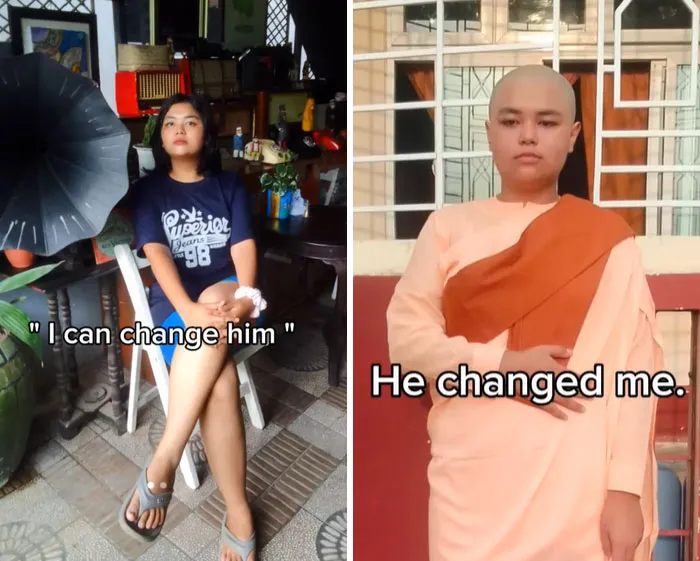 Women Shared 30 Comparison Pics Of Themselves Before And After They Thought They Could Change A Man