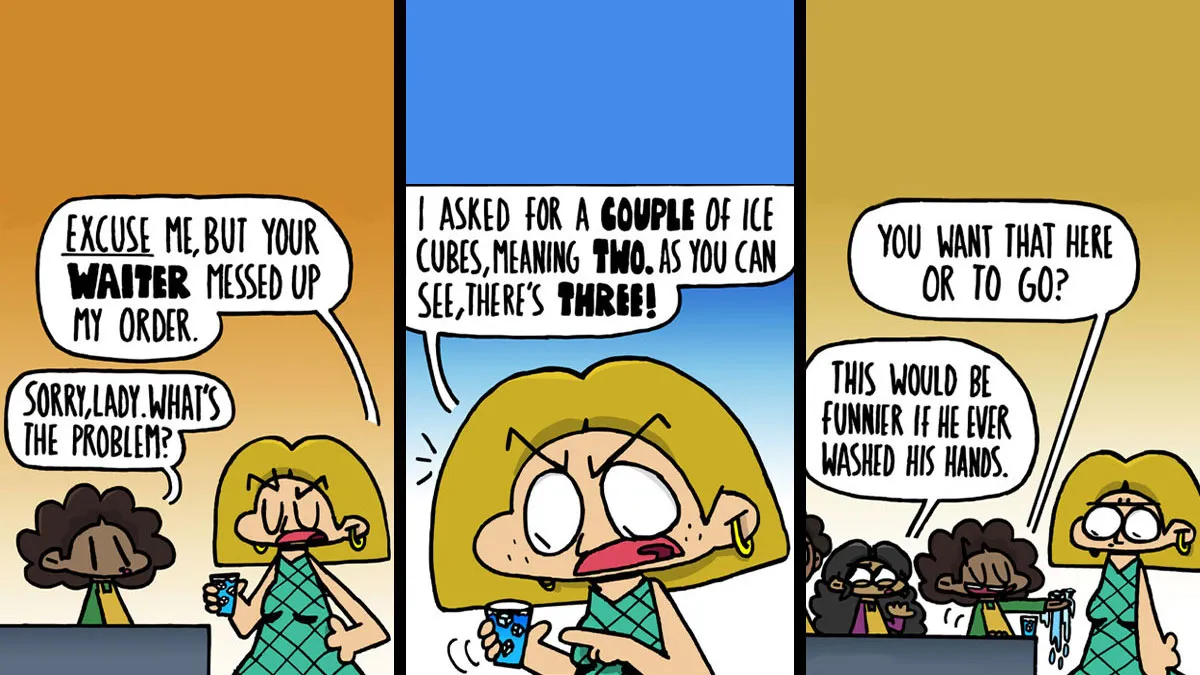 This Comic Series Makes Ordinary Restaurant Moments Hilarious In The Best Way (18 Pics)