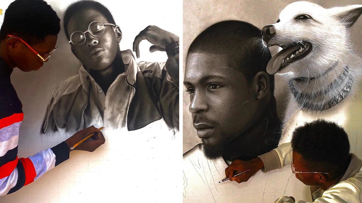 This Artist Shares 25 Unfinished Portraits That Reveal The True Process Behind Hyperrealism
