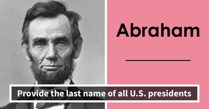 Type In All 45 U.S. Presidents' Last Names And Claim The Title Of A True American Historian