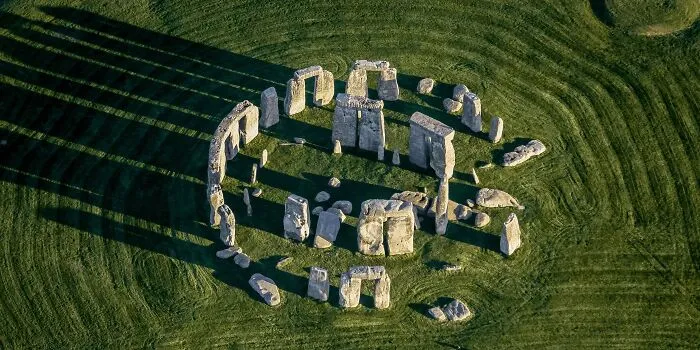 Aerial view of a famous stone circle, a disappointing tourist attraction locals still don’t understand.