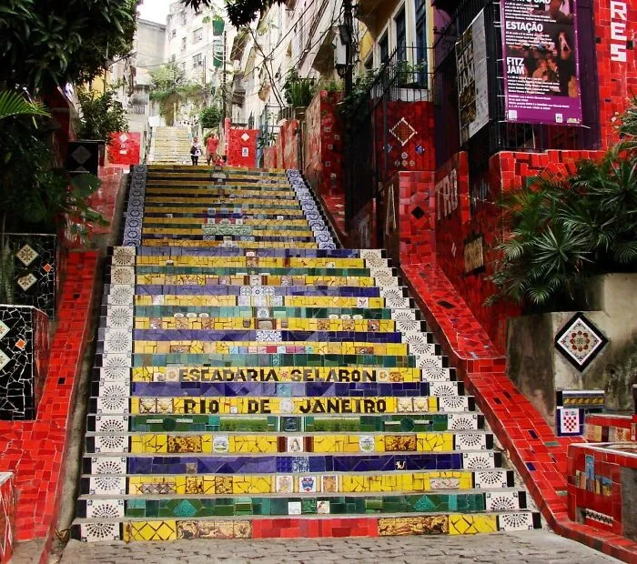 Colorful tiled Selarón Steps in Rio de Janeiro, a popular but often disappointing tourist attraction locals still don’t get.