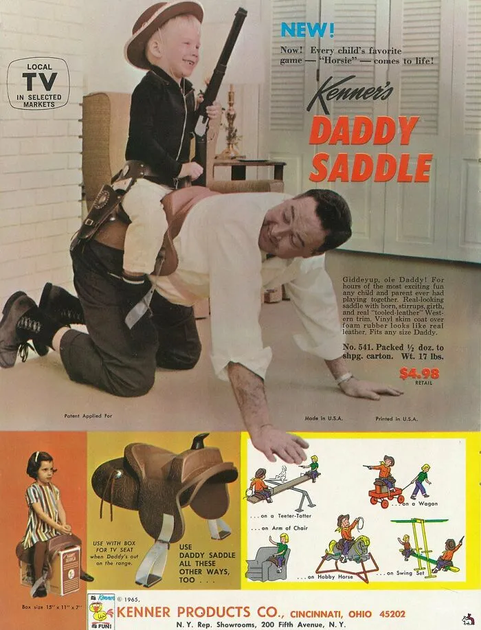 1965 - Kenner: Daddy Saddle