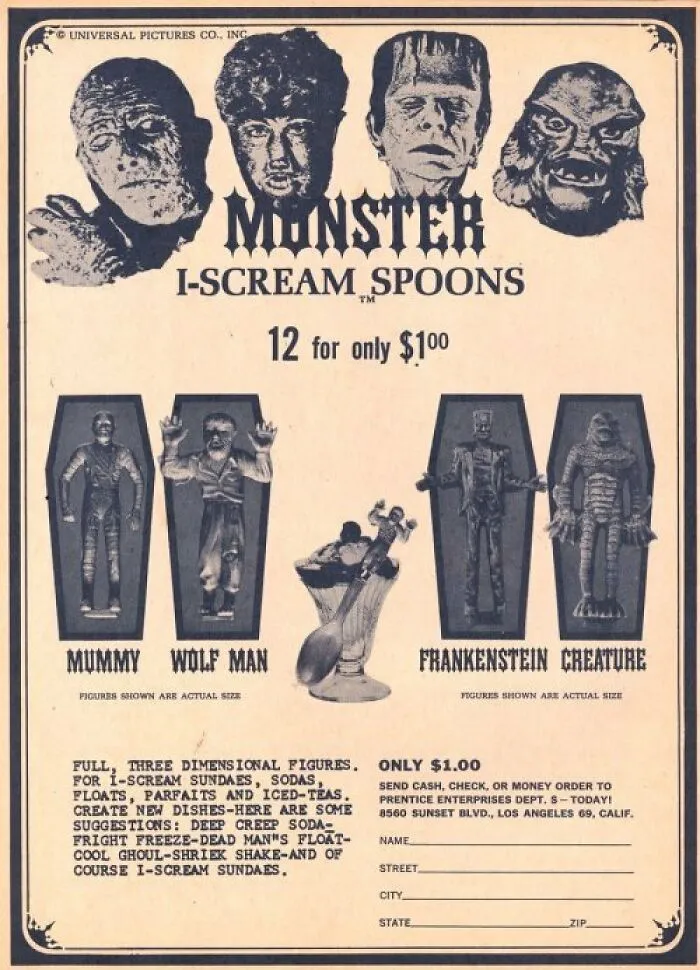 1960 - Monster I-Scream Spoons