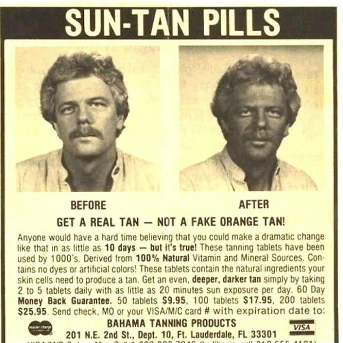 "Get A Real Tan -- Not A Fake Orange Tan"...like The Orangutan-Colored Donald Trump!