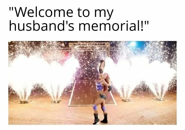 "Welcome to my husband’s memorial"