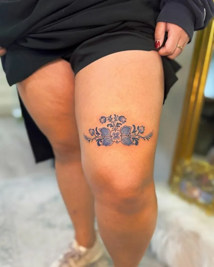 Inspired By The Old Dutch Tradition, I Started Bringing Delft Blue To Tattoos (28 Pics)