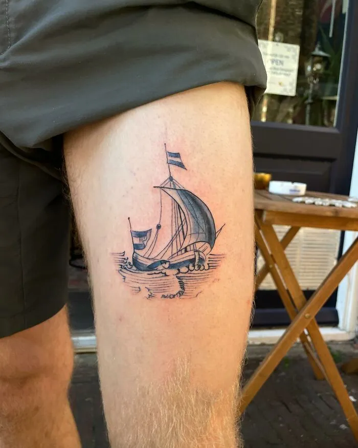 Inspired By The Old Dutch Tradition, I Started Bringing Delft Blue To Tattoos (28 Pics)