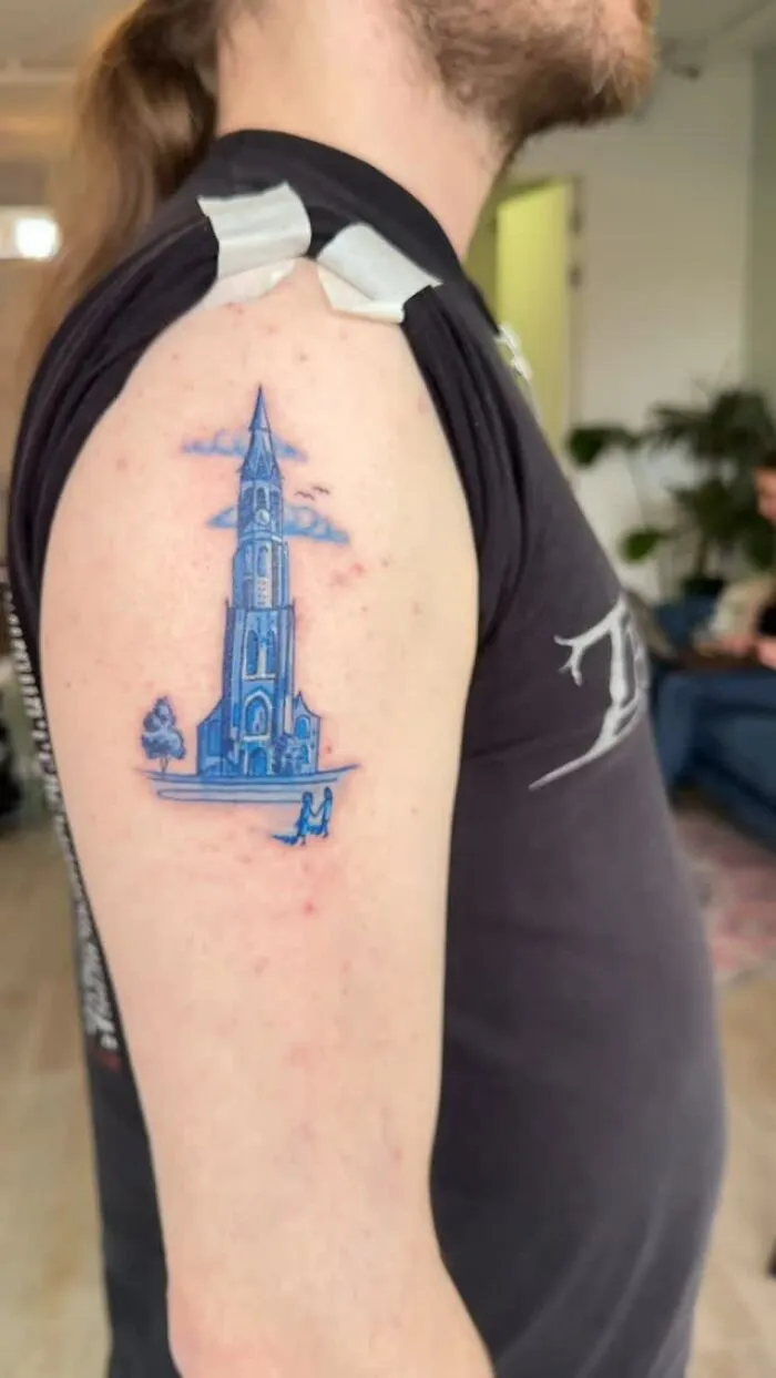 Inspired By The Old Dutch Tradition, I Started Bringing Delft Blue To Tattoos (28 Pics)