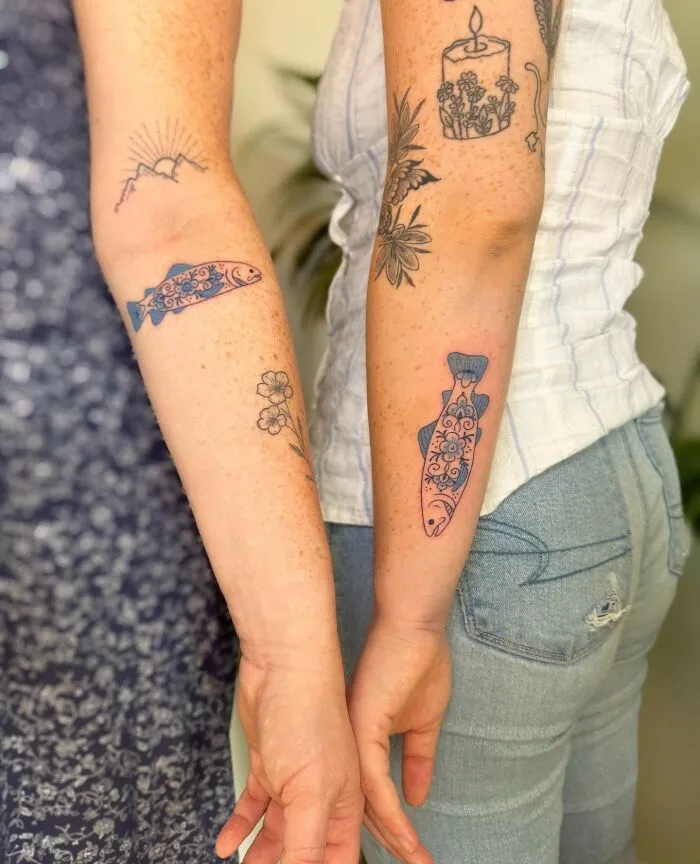 Inspired By The Old Dutch Tradition, I Started Bringing Delft Blue To Tattoos (28 Pics)