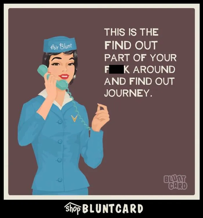 29 Relatable ‘Bluntcards’ Combining Dark Humor And Vintage Style (New Pics)