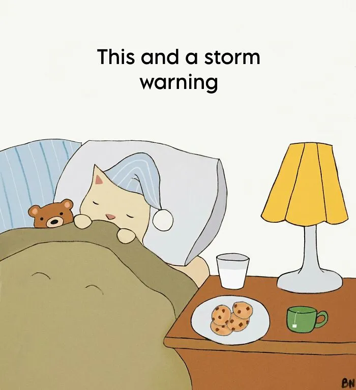 If You Love Cats And Gentle Humor, These 65 Illustrations Are For You