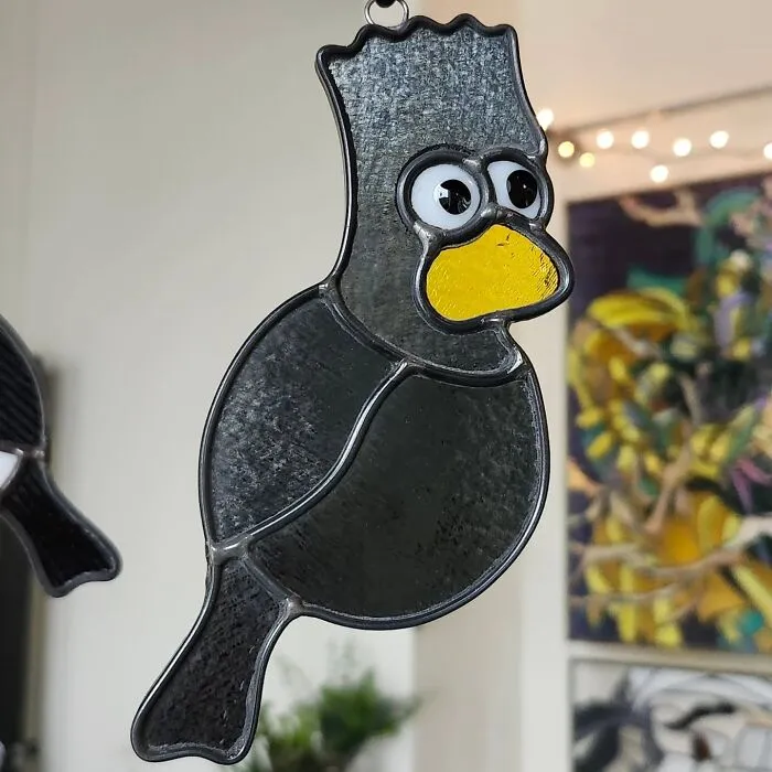 This Artist Makes Stained Glass Art Of Our Favorite Pop Art Icons And Cartoon Characters (41 Pics)