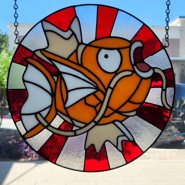 This Artist Makes Stained Glass Art Of Our Favorite Pop Art Icons And Cartoon Characters (41 Pics)