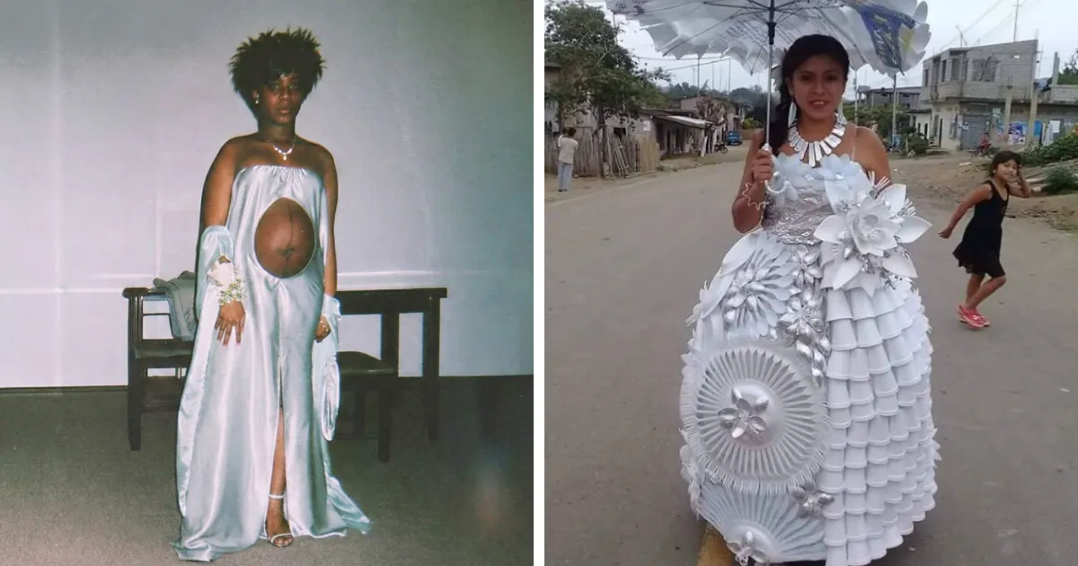 30 Novias que deberían habérselo pensado mejor al comprar su vestido para la boda