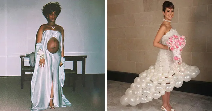30 Novias que deberían habérselo pensado mejor al comprar su vestido para la boda