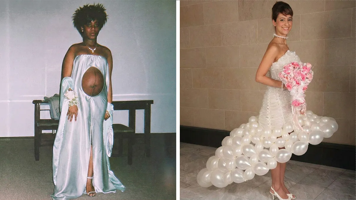 30 Novias que deberían habérselo pensado mejor al comprar su vestido para la boda
