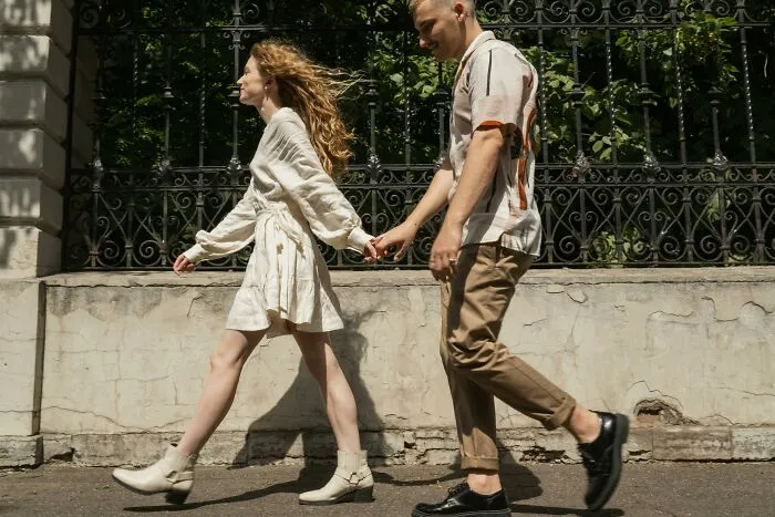 Walking Slower To Match Her Pace