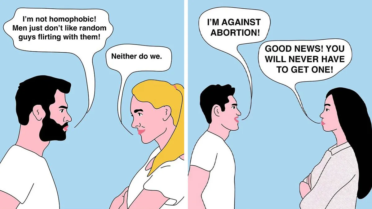 50 Best And Most Relatable Illustrations That Expose Today’s Social Norms