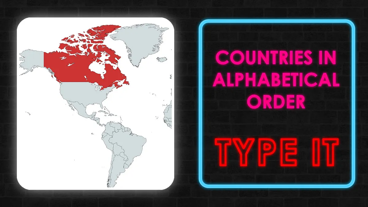 Try To Name A Country For Each Letter Of The Alphabet: Only Geography Buffs Pass