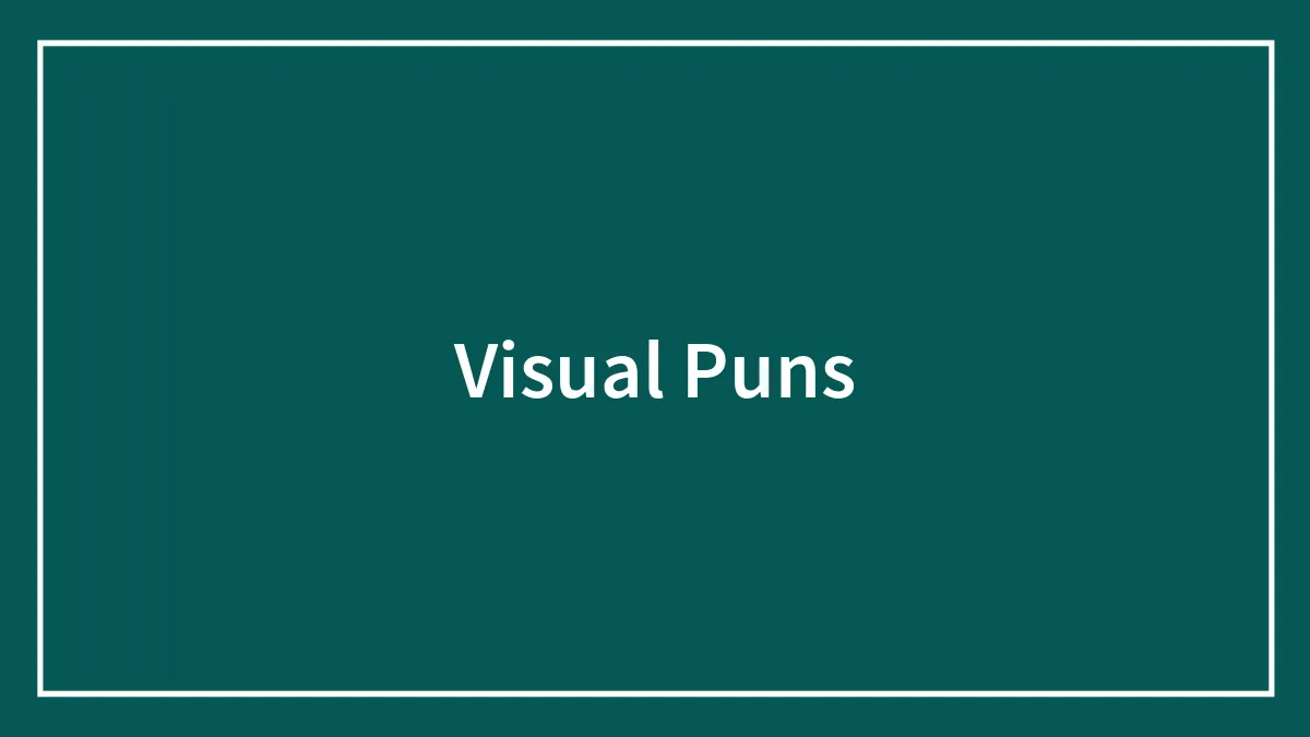 Visual Puns