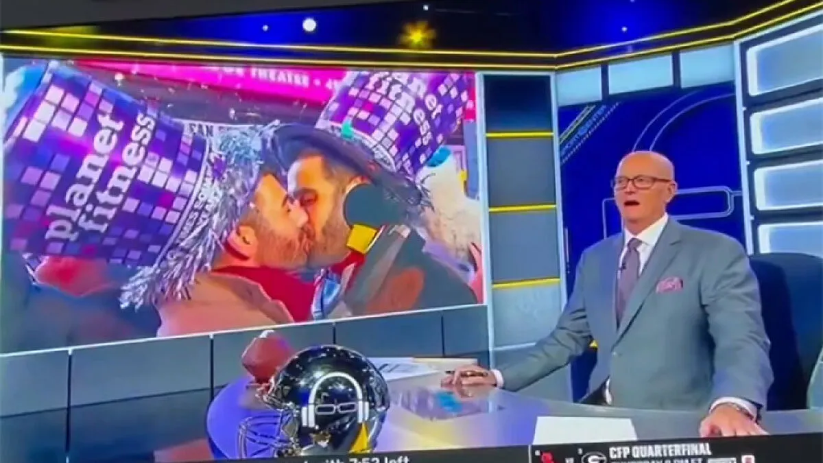 Gay Couple Responds After ESPN Host’s Reaction To Their New Year’s Eve Kiss Goes Viral
