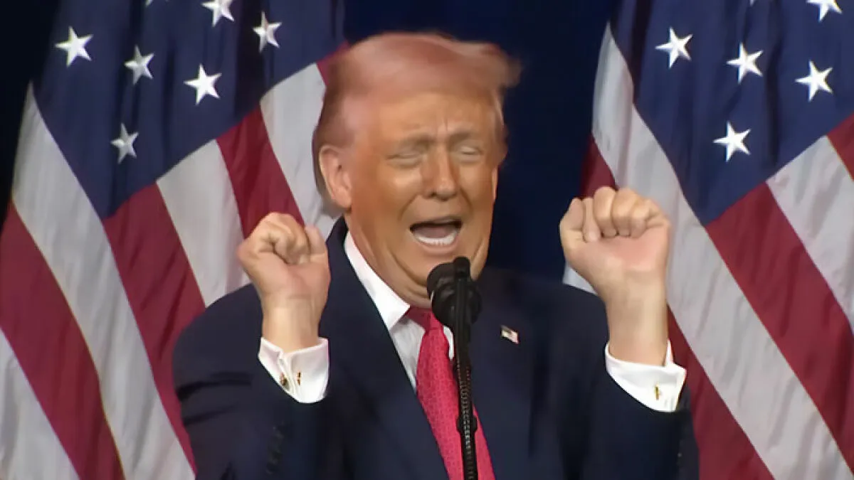 Professional Stylist Reveals Why Trump’s Hair Has Turned Pink
